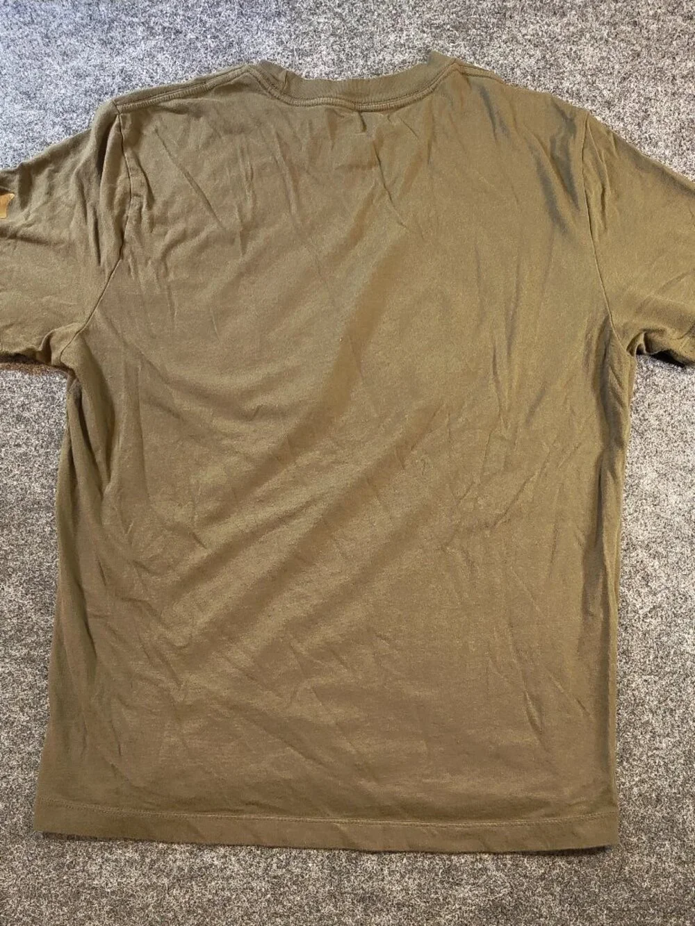 True Religion Metallic Buddha Graphic Tee Olive Green (M)
